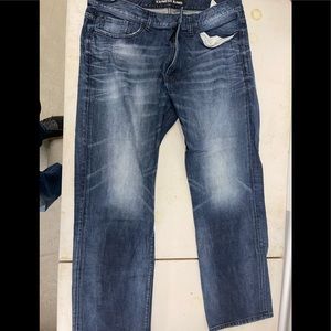 EXPRESS 38x34 MENS JEANS DISTRESSED